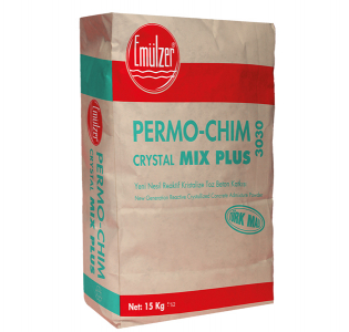 Permo-Chim Crystal Mix Plus - New Generation Reactive Crystallized Powder Concrete Additive