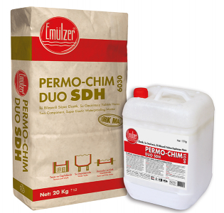 Permo-Chim Duo SDH - Two Component, Super Elastic, Waterproofing Mortar